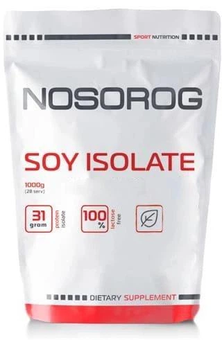 Протеїн соєвий ізолят Nosorog Soy Isolate 1kg для спорту в упаковці (VMD-1205956) - Фото 1 Протеїн соєвий ізолят Nosorog Soy Isolate 1kg для спорту в упаковці (VMD-1205956) - зображення 1