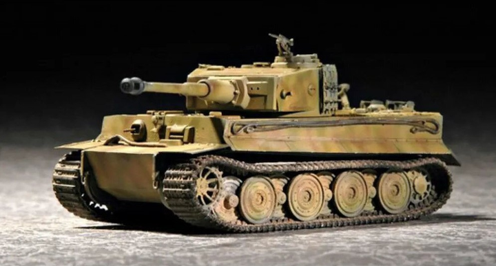 Model do składania Trumpeter czołg Tiger 1 Poziom 3 Skala 1:72 (9580208072432) - obraz 2