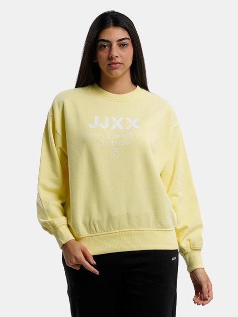 jx3kページ Свитшот оверсайз женский JJXX XAZ423620FKLR L Светло-желтый