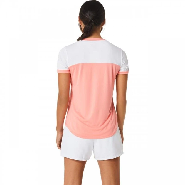 Женская Футболка Asics COURT SS TOP Коралловый XS (2042A262-701 XS) - изображение 2