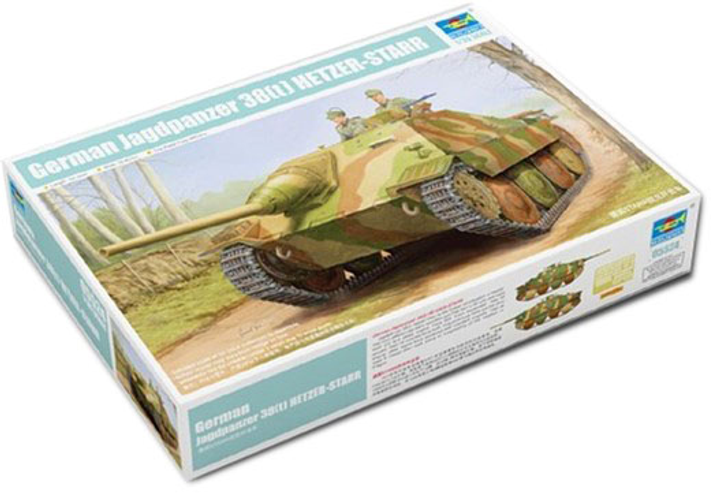 Model do sklejania Trumpeter German Jagdpanzer 38 Hetzer 1:35 (9580208055244) - obraz 1