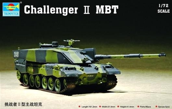 Model do sklejania Trumpeter Challenger II MBT (9580208072142) - obraz 1