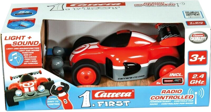 Pojazd Carrera First RC Racer samochód (9003150140702) - obraz 1