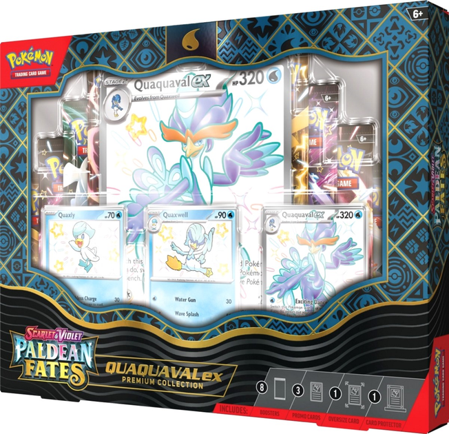 Karty do gry Pokemon TCG Paldean Fates Premium Collection Quaquaval (5903076514431) - obraz 2