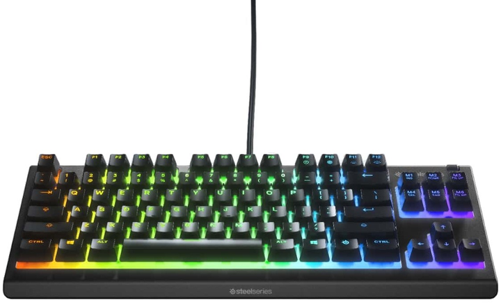 Клавіатура дротова SteelSeries Apex 3 TKL USB Nordic - зображення 2