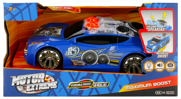 Samochód Mega Creative Motor Extreme ze światłem i dźwiękiem (5908275185406) - obraz 1