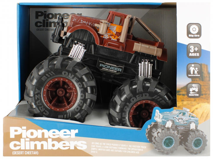 Samochód terenowy Mega Creative Pioneer Climbers Brązowy (5908275185772) - obraz 1