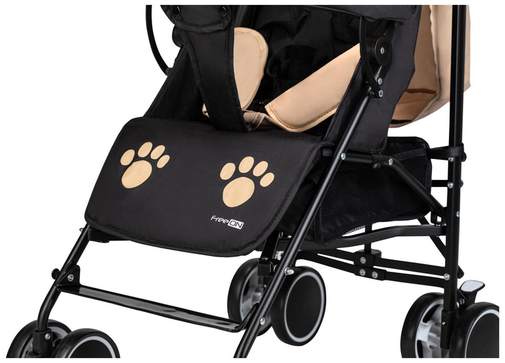Детская прогулочная коляска FreeOn Simple Black-Yellow (FO0035) - изображение 6