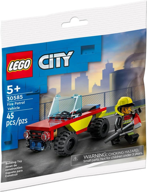 Zestaw klocków LEGO City Patrol straży pożarnej 45 elementów (30585) - obraz 1