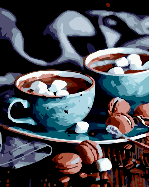 Картина по номерам "Кофе из маршмелоа", 40*50, ART Line – фото, отзывы ...