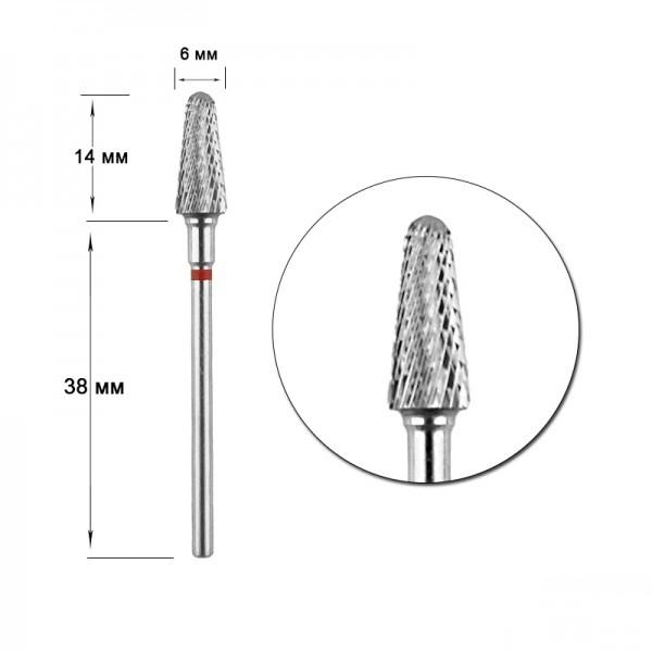 Freza z węglików spiekanych Staleks Pro Expert ścięty stożek 14 mm (4820241060849) - obraz 2