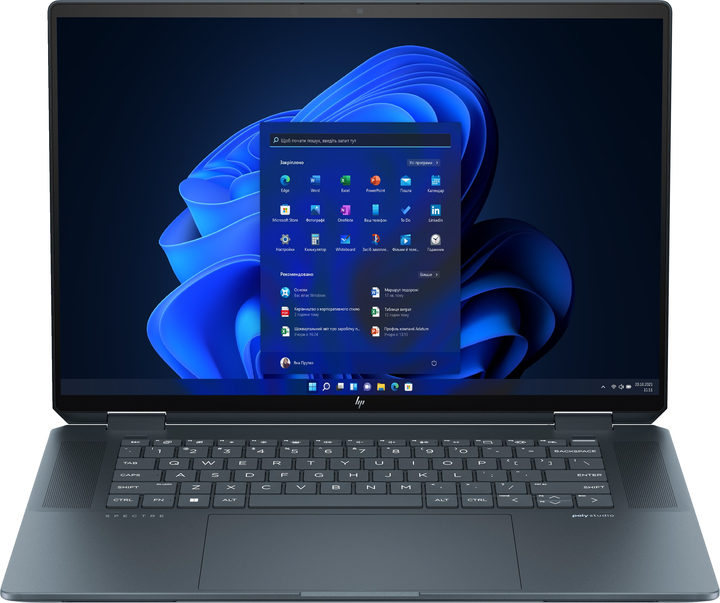 Laptop HP Spectre x360 16-aa0075nw (9R8C3EA) Nocturne Blue - obraz 1