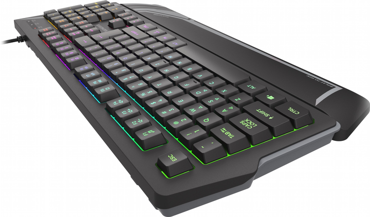 Klawiatura przewodowa Genesis Rhod 350 RGB USB Black (NKG-1727) - obraz 7