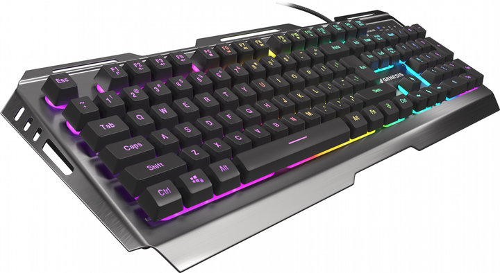 Клавіатура дротова Genesis Rhod 420 RGB USB Black (NKG-1234) - зображення 3