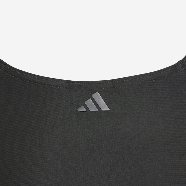 Дитячий суцільний купальник для дівчинки adidas Big Bars Suit G IL7276 104 Чорний (4067887687355) - зображення 3