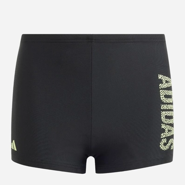 Підліткові плавки-шорти для хлопчика Adidas Logo Swim Bxr IK9654 158 Чорні (4067887259422) - зображення 1