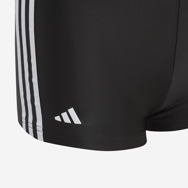 Kąpielówki chłopięce bokserki adidas 3S Boxer HR7476 104 Czarne (4066745053455) - obraz 4