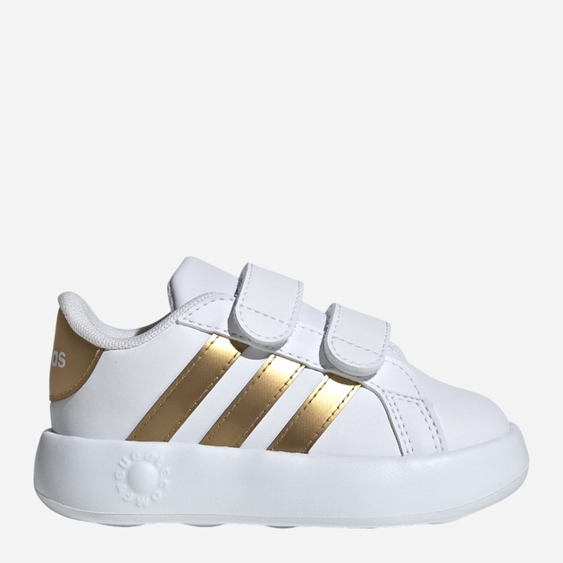 Дитячі кеди для дівчинки Adidas Grand Court 2.0 Cf IG6586 22 Білі (4067886395015) - зображення 1