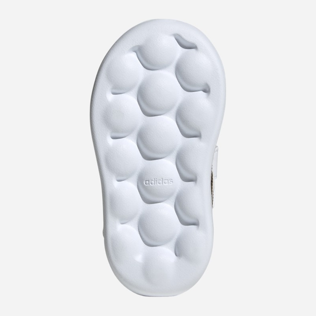 Дитячі кеди для дівчинки adidas Grand Court 2.0 Cf IG6586 22 Білі з золотистим (4067886395015) - зображення 6