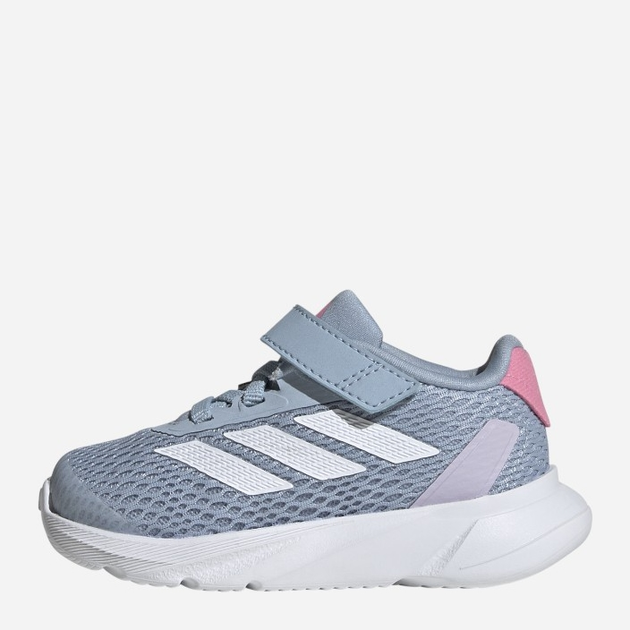 Buty sportowe dziecięce dla dziewczynki na rzepy adidas Duramo Sl El I IF6107 25.5 Niebieskie (4066766778061) - obraz 4