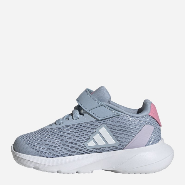 Buty sportowe dziecięce dla dziewczynki na rzepy adidas Duramo Sl El I IF6107 26 Niebieskie (4066766778559) - obraz 3