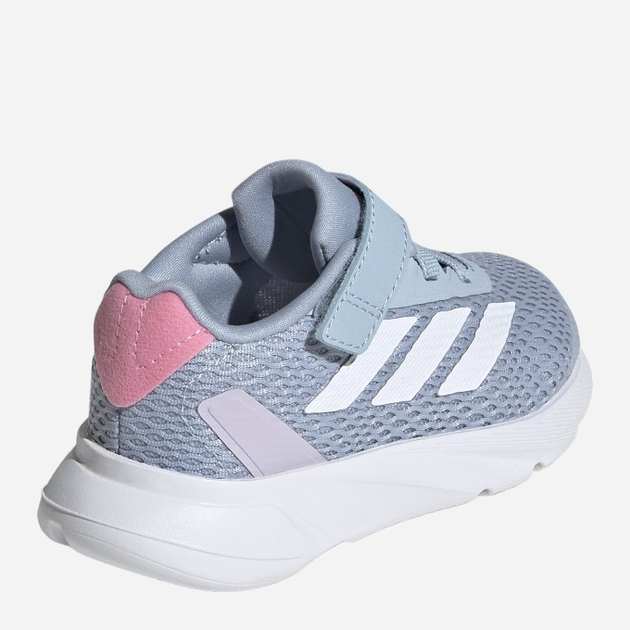 Buty sportowe dziecięce dla dziewczynki na rzepy adidas Duramo Sl El I IF6107 27 Niebieskie (4066766777972) - obraz 5
