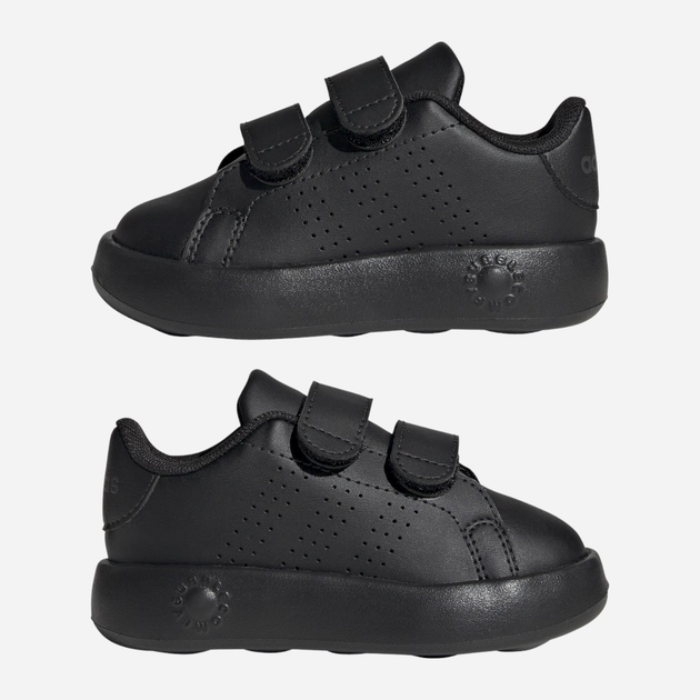 Sneakersy chłopięce na rzepy adidas Advantage Cf I ID5285 23.5 Czarne (4066765029171) - obraz 8