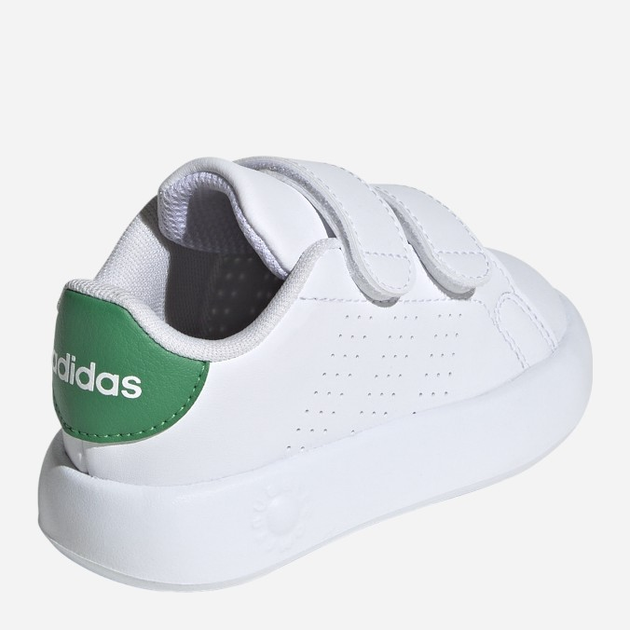 Sneakersy chłopięce na rzepy adidas Advantage Cf I ID5286 22 Białe (4066765017970) - obraz 5
