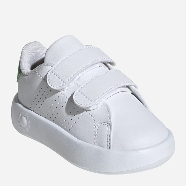 Tenisówki chłopięce na rzepy adidas Advantage Cf I ID5286 24 Białe (4066765017963) - obraz 2