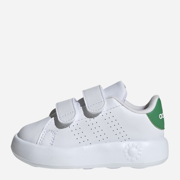 Sneakersy chłopięce na rzepy adidas Advantage Cf I ID5286 25.5 Białe (4066765021533) - obraz 4