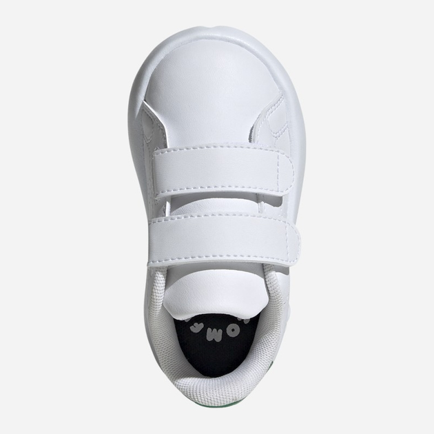 Sneakersy chłopięce na rzepy adidas Advantage Cf I ID5286 25.5 Białe (4066765021533) - obraz 6