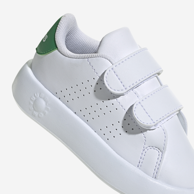 Sneakersy chłopięce na rzepy adidas Advantage Cf I ID5286 26.5 Białe (4066765021540) - obraz 9