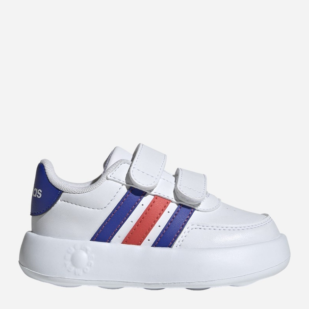 Tenisówki chłopięce na rzepy Adidas Breaknet 2.0 Cf I ID5278 23.5 Białe (4066766781177) - obraz 1