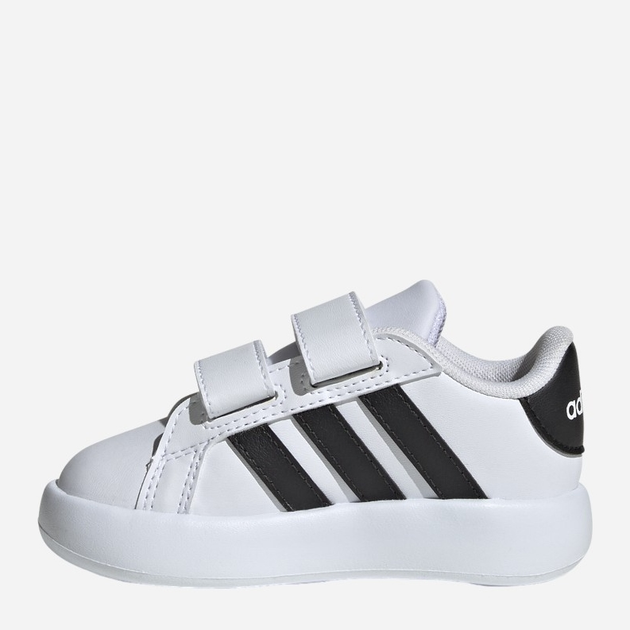 Sneakersy chłopięce na rzepy adidas Grand Court 2.0 Cf ID5271 27 Białe (4066765036643) - obraz 3