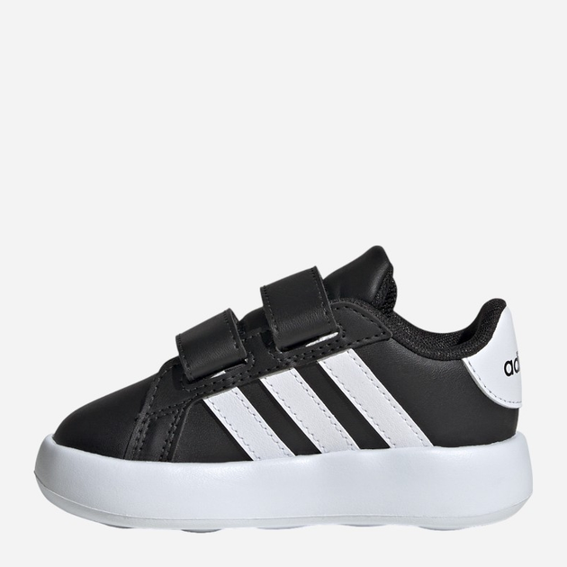 Sneakersy chłopięce na rzepy adidas Grand Court 2.0 Cf ID5272 22 Czarne (4066765031235) - obraz 3