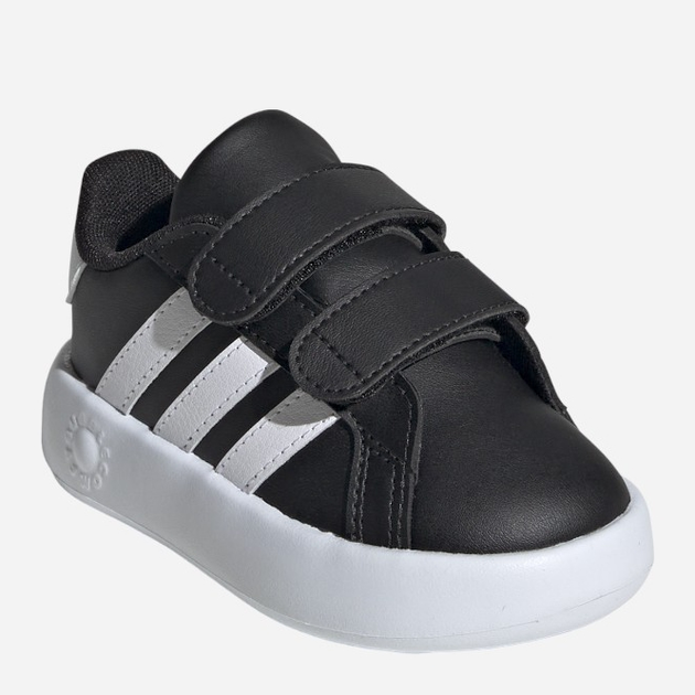 Tenisówki chłopięce na rzepy Adidas Grand Court 2.0 Cf ID5272 23.5 Czarne (4066765031334) - obraz 2