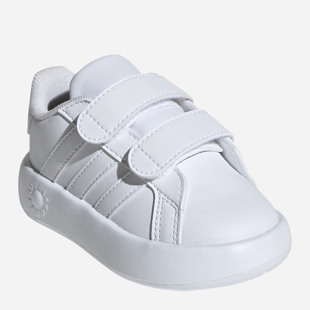 Tenisówki dziecięce dla dziewczynki na rzepy adidas Grand Court 2.0 Cf ID5273 24 Białe (4066765032980) - obraz 2