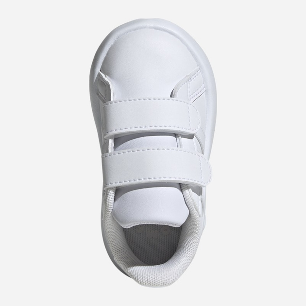 Sneakersy dziecięce dla dziewczynki na rzepy adidas Grand Court 2.0 Cf ID5273 26.5 Białe (4066765033024) - obraz 5