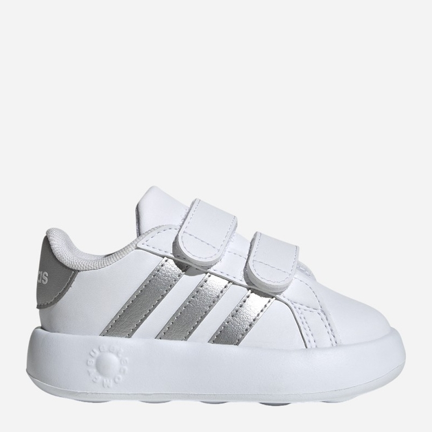 Дитячі кеди для дівчинки Adidas Grand Court 2.0 Cf ID5274 25 Білі (4066765034991) - зображення 1