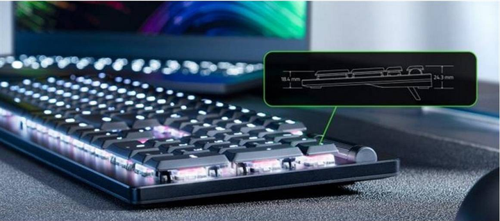 Klawiatura przewodowa Razer Deathstalker V2 US layout Black (RZ03-04500100-R3M1) - obraz 6