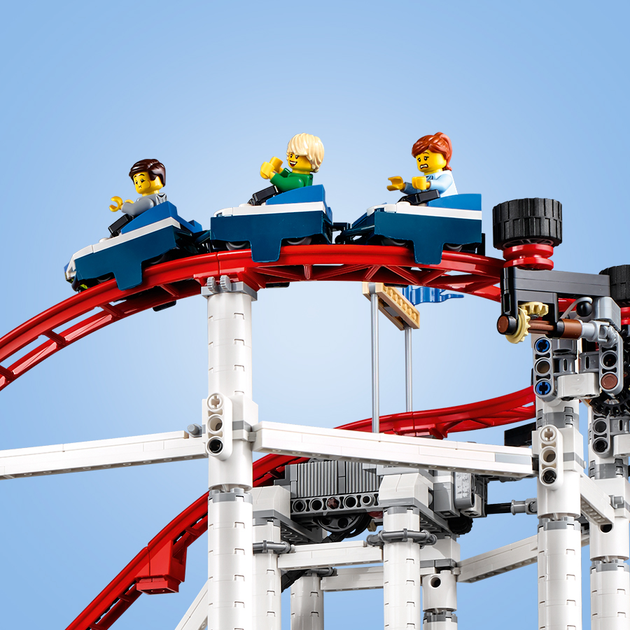 Zestaw klocków LEGO Creator Expert Rollercoaster 4124 elementy (10261) - obraz 4