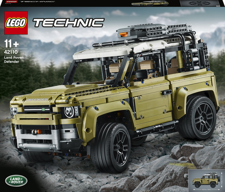 Zestaw konstrukcyjny LEGO TECHNIC Land Rover Defender 2573 elementy (42110) - obraz 1