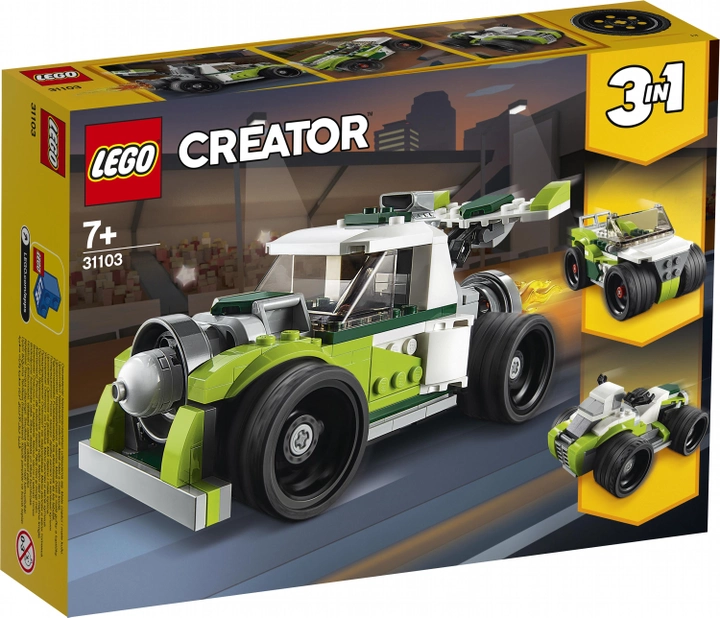Zestaw konstrukcyjny LEGO Creator Turbo Truck 198 elementów (31103) (5702016616293) - obraz 1