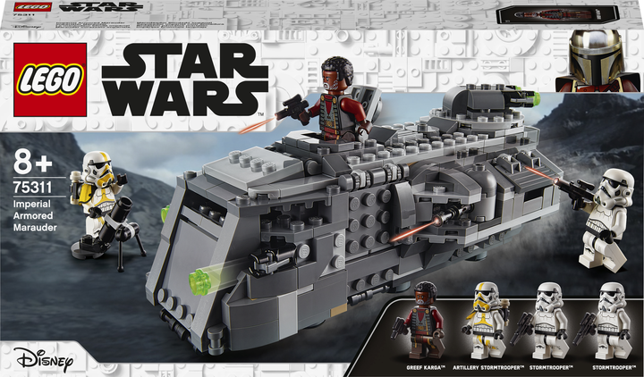 Zestaw konstrukcyjny LEGO Star Wars Imperialna korweta opancerzona Maruder 478 elementów (75311) - obraz 1