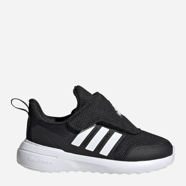 Buty sportowe chłopięce na rzepy Adidas Fortarun 2.0 Ac I IG2555 25.5 Czarne (4066756724153) - obraz 1
