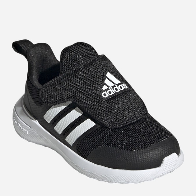 Buty sportowe chłopięce na rzepy Adidas Fortarun 2.0 Ac I IG2555 25.5 Czarne (4066756724153) - obraz 2