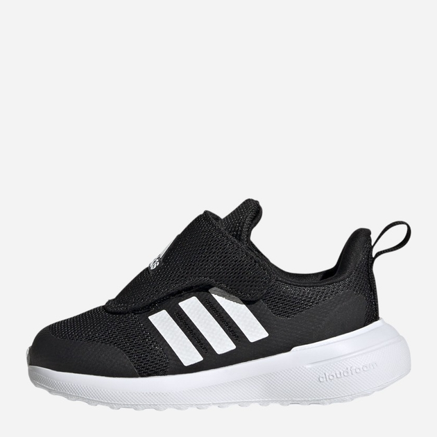 Buty sportowe chłopięce na rzepy adidas Fortarun 2.0 Ac I IG2555 26 Czarne (4066756724177) - obraz 3