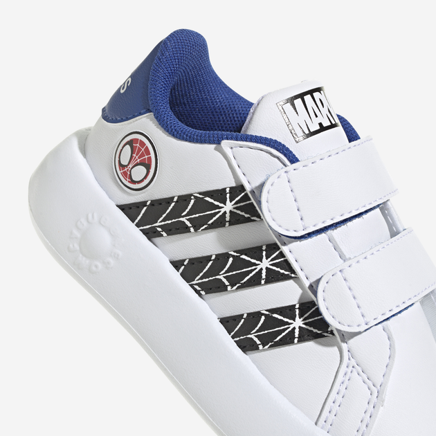 Sneakersy chłopięce adidas Grand Court Spider ID8017 24 Białe (4066759475892) - obraz 6