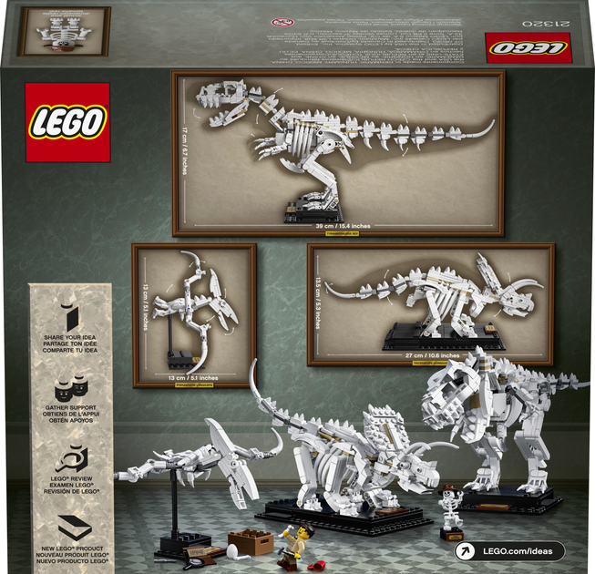 Конструктор LEGO Ideas Кістки динозавра 910 деталей (21320) - зображення 10