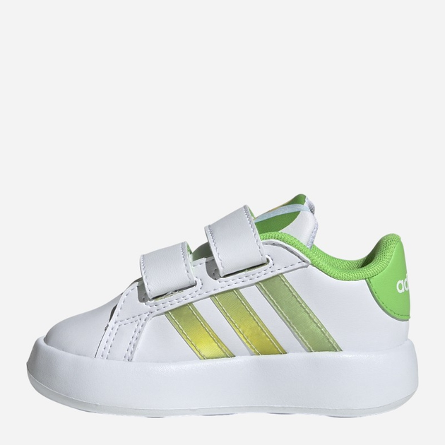 Дитячі кеди для хлопчика adidas Grand Court 2.0 Tin ID8014 25 Білі (4066759475861) - зображення 3